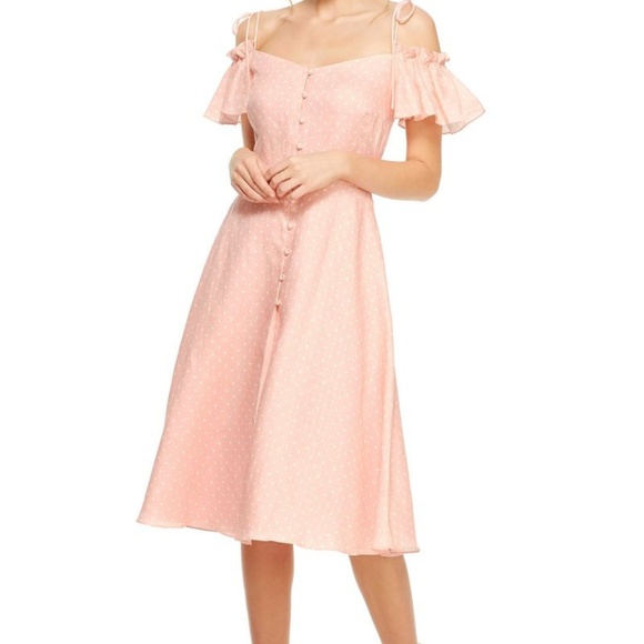 ❗️SOLD❗️Gal Meets Glam "Colleen" Dress Candy Ecru - Picture 2 of 5